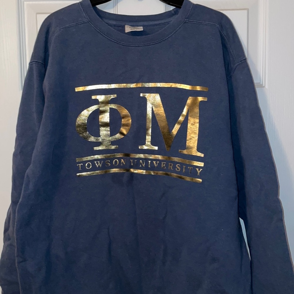 Phi Mu comfort colors long sleeve sweatshirt